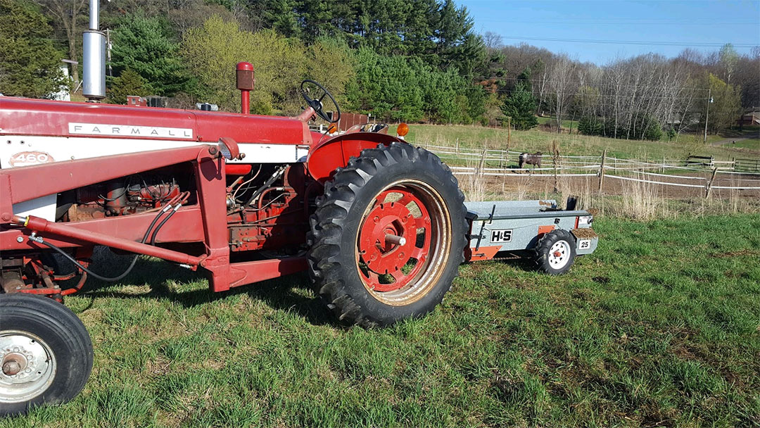 My Farmall Tractor and the Manure Spreader