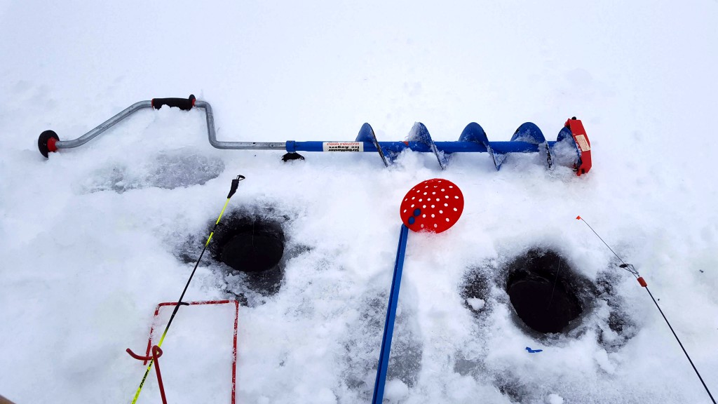 Old Fashioned Ice Fishing