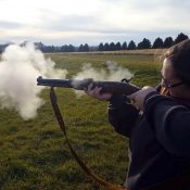 Shooting the muzzleloader