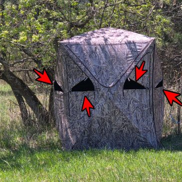 Turkey Blind Setup – Make Sure the Windows are Set Right
