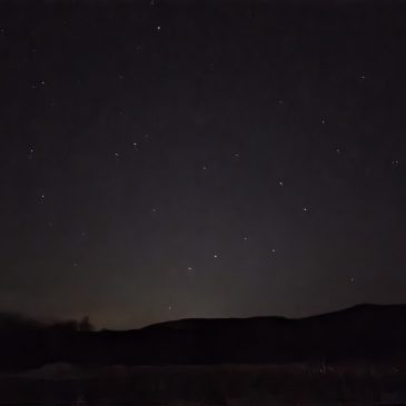 The Big Dipper Tilts Away Before the Winter Solstice
