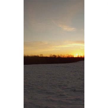 A Perfect Winter Solstice Sunset.