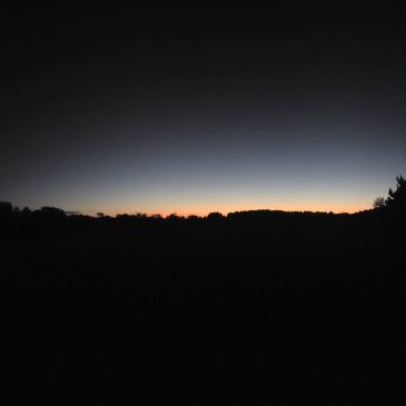 Just Before the Night Takes Over